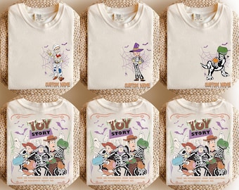 Toy Story Halloween Shirt, Disney Halloween Shirt, Woody Buzz Lightyear Tee, Toy Story Family Shirt, Halloween 2025 Disney Trip Shirt