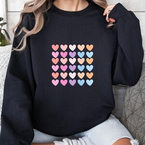 Heart Sweatshirt, Valentines Sweatshirt, Valentines Day Sweater, Valentines Day Sweatshirt, Valentine Sweater, Best Friends, Heart Sweater