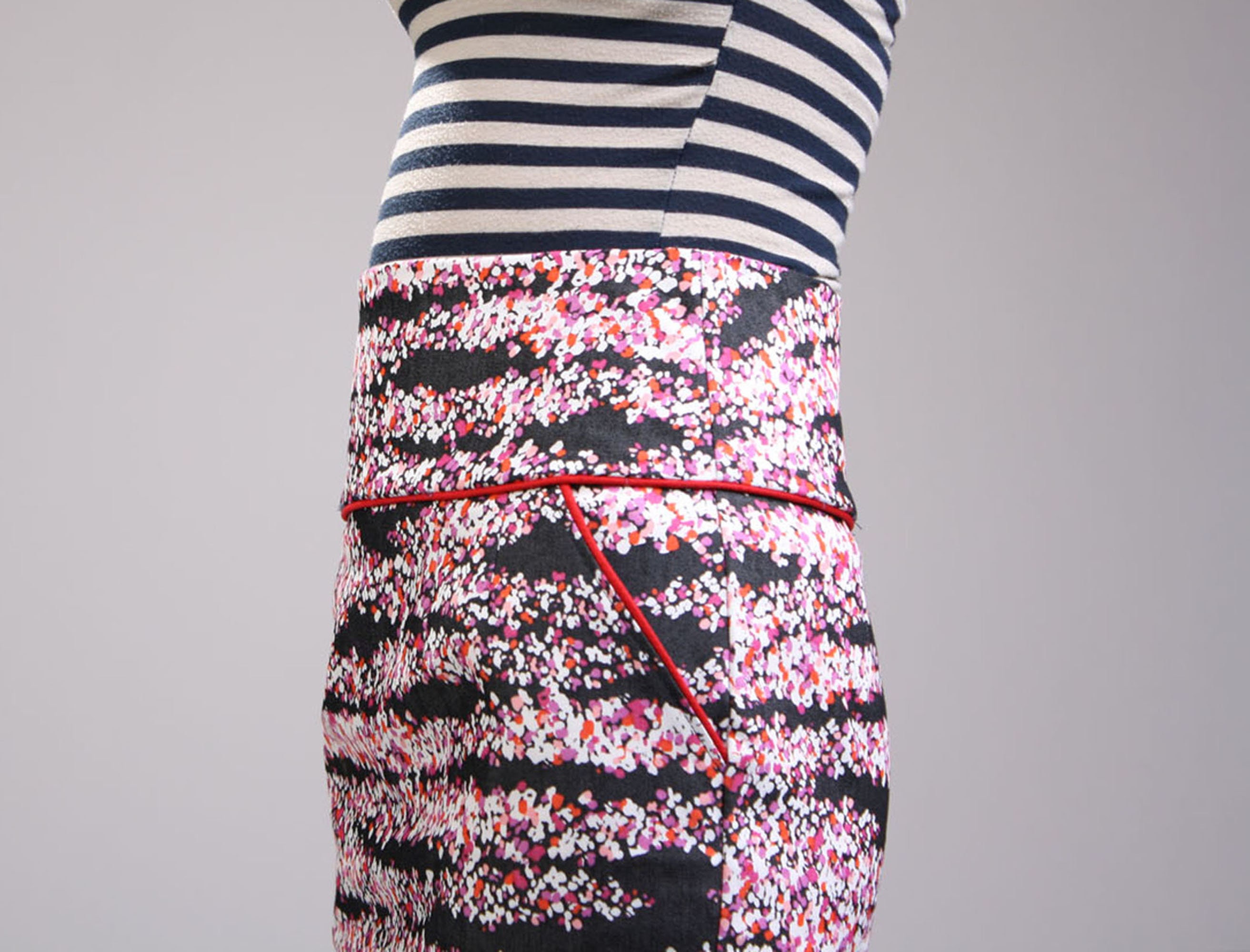 Jupe Crayon En Denim à Fleurs 3D - Taille Haute, Style Y2K Vintage Pour Sortie, Soirée, Quotidien