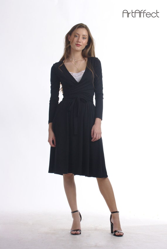 swing skirt knee length
