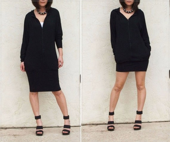 Batwing pocket shop dress