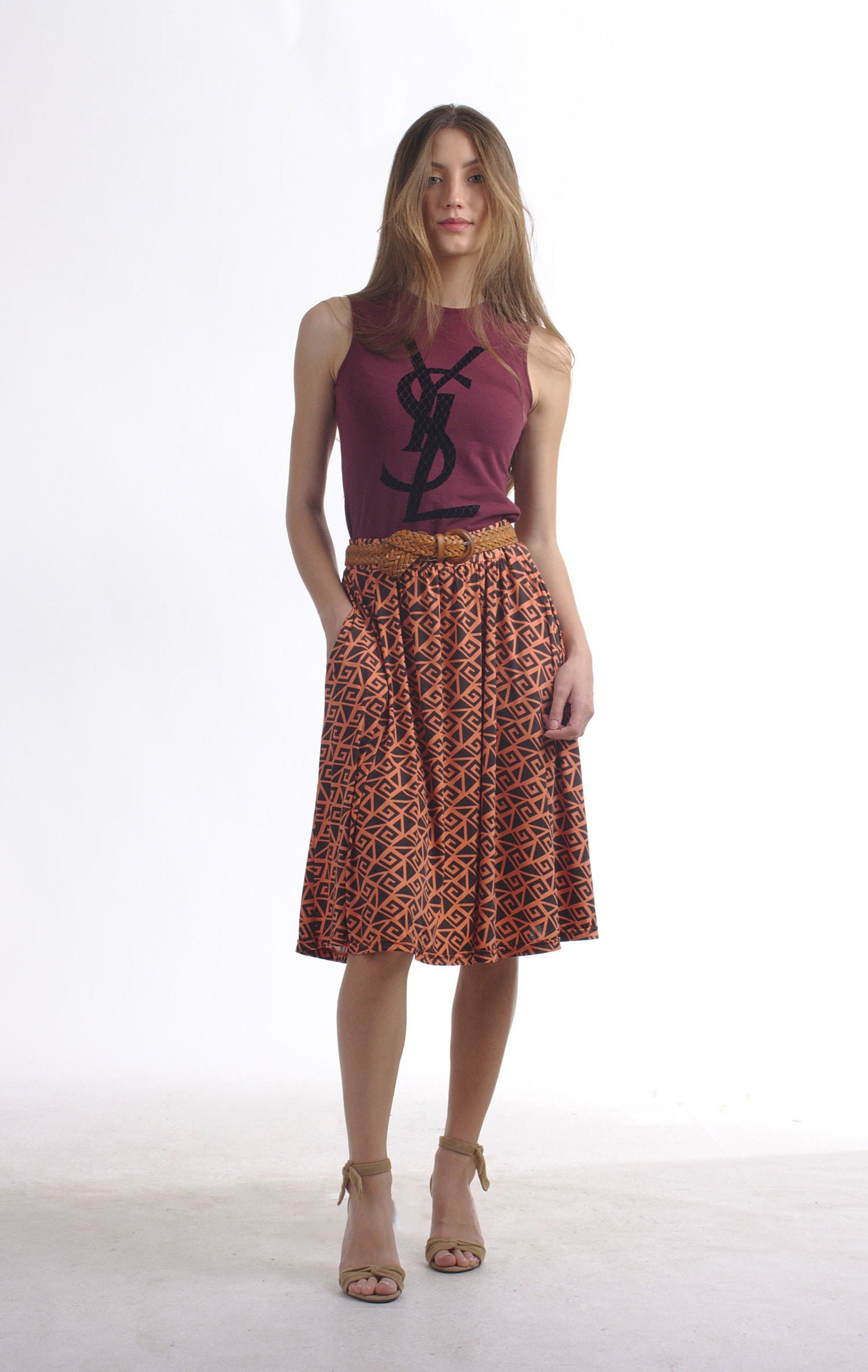 circle skirt jersey