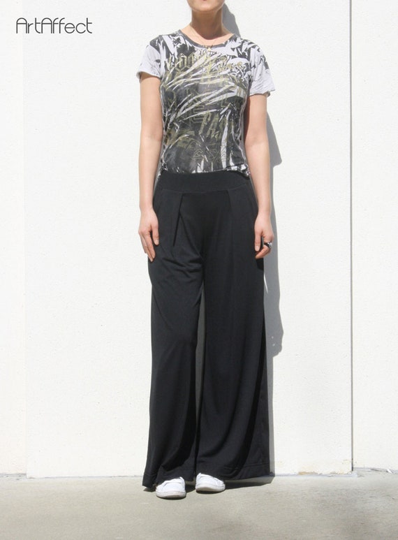 wide leg office pants
