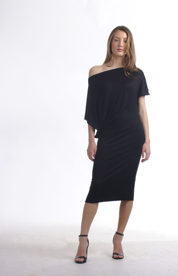 off shoulder straight dress
