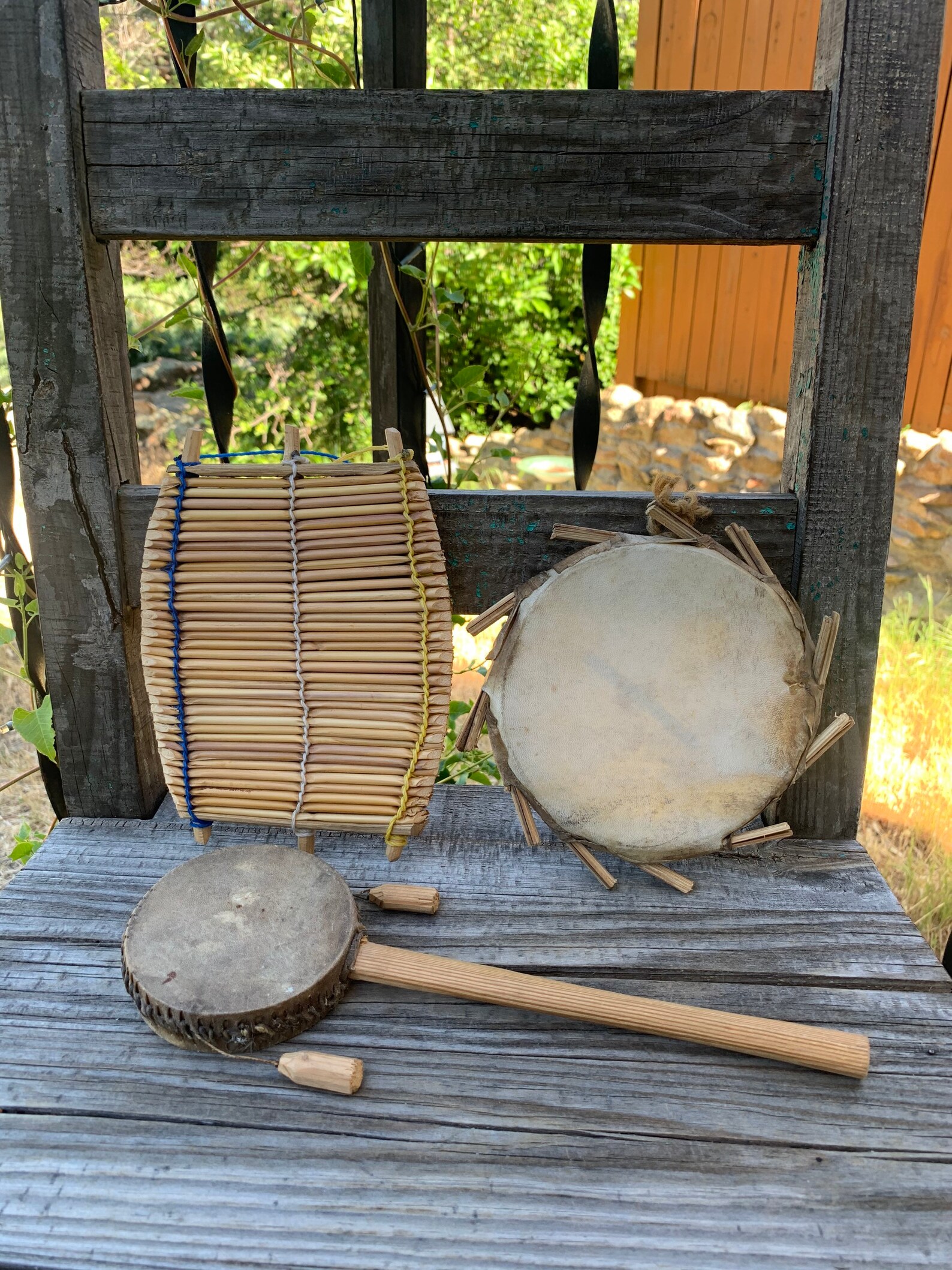 Cool Vintage LOT of 3 African Folk Art Musical Instruments Etsy