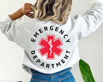 Nurse Shirt, Emergency Room Nurse, ER Nurse, Nurse Sweatshirt, Gifts for Nurses