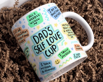 DIGITAL 11oz coffee Tea mug sublimation, Dad Mug, 11oz coffee mug, PNG designs Mug PNG, File Mug png files for sublimation, Self Love, Gift