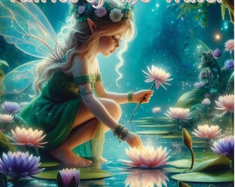 Water Fairies Coloring Book: 53 Fantasy Art Pages (PDF Download)