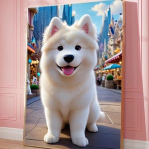 Portrait de chien personnalisé inspiré de zootopie Illustration d'animal de compagnie dessin animé personnalisé Yeux de chiot dans le besoin Art de chien Dessin d'animal de compagnie mignon à partir d'une photo d'art numérique