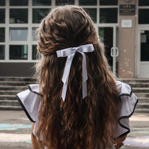 Girls Hair Bow Satin Hair Bow Bows for Women Bows for Girls Ribbon Hair Clip Clips Womans Hair Bow Minimalist Hair Bow Prom Hai Bow School