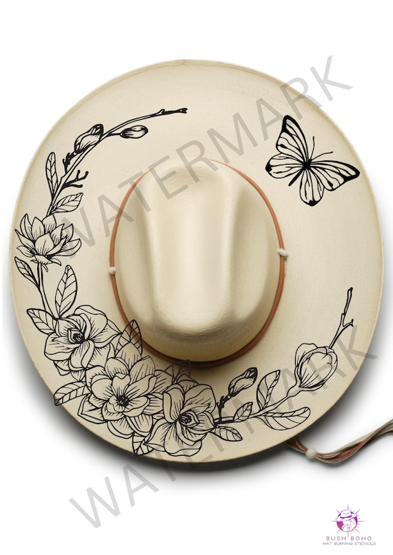 I Can Buy Myself Flowers 3 with butterfly in flight Hat Burning Digital Design, Pyrography, , Laser Friendly Graphic, png jpg pdf svg files