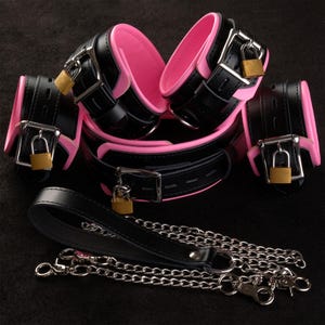 Kit Bondage 10 Pièces Collier, Fouet, Menottes, Corde - Jouets BDSM Cosplay Neuf