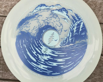 BROKEDOWN RIP Robert Hunter Poster Art FRISBEE 175gm glow / grateful dead