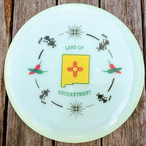 STATE of NEW MEXICO Xmas Peppers Map 175gm glow / ultimate frisbee