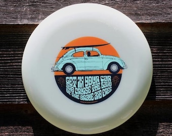 ROSES ARE FREE Poster Art Frisbee 175gm glow / ween, phish