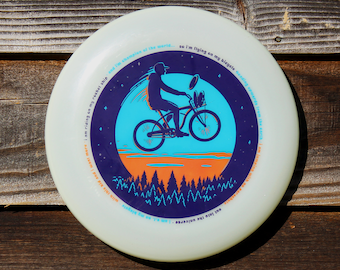 Póster de arte de frisbee CAMPEÓN DEL MUNDO, 175 g, brillo, Coldplay