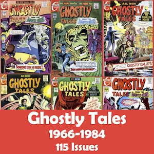 Ghostly Tales Comics Collection, 115 Issues CBR - Digital Download