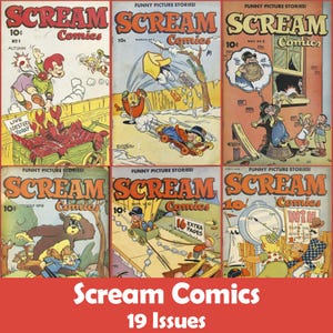 Scream, Fun Comics Collection, 19 Issues CBR - Digital Download