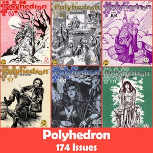 Polyhedron RPG Vintage Magazine Collection, 174 Issues PDF - Digital Download
