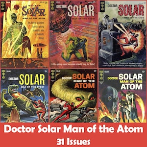 Doctor Solar Man of the Atom Comics Collection, 31 Issues CBR - Digital Download