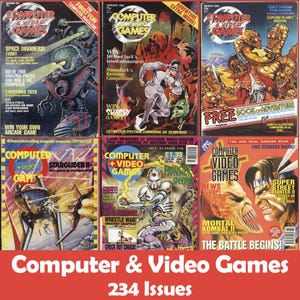 Computer & Video Games Magazine Collection, 234 Issues PDF - Digital Download