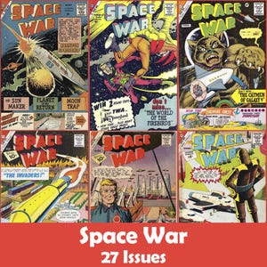 Space War Comics Collection, 27 Issues CBR - Digital Download
