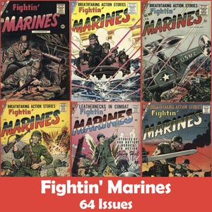 Fightin&#39; Marines Comics Collection, 64 Issues CBR - Digital Download