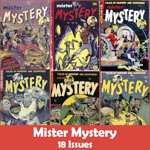 Mister Mystery Comics Collection, 18 Issues CBR - Digital Download