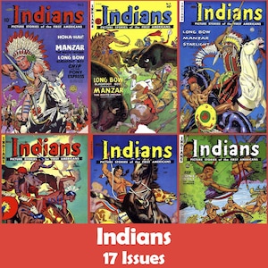 Indians Comics Collection, 17 Issues CBR - Digital Download