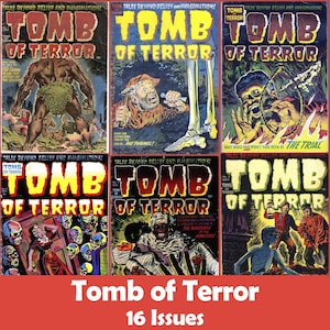 Collezione di fumetti Tomb of Terror, 16 numeri CBR - Download digitale