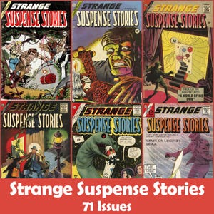 Strange Suspense Stories Comics Collection, 71 Issues CBR - Digital Download