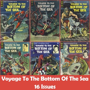 Voyage To The Bottom Of The Sea Comics Collection, 16 Issues CBR - Digital Download