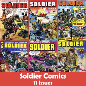 Soldier Comics Collection, 11 Issues CBR - Digital Download