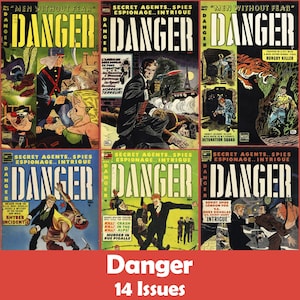 Danger Comics Collection, 14 Issues CBR - Digital Download