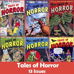 Tales of Horror Comics Collection, 13 Probleme CBR - Digitaler Download