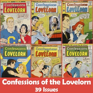 Confessioni degli innamorati, raccolta di fumetti romantici, 39 numeri CBR - Download digitale