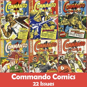 Commando Comics Collection, 22 Issues CBR - Digital Download