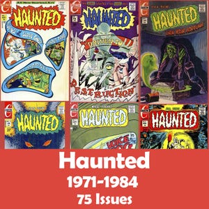 Haunted Comics Collection, 75 Issues CBR - Digital Download