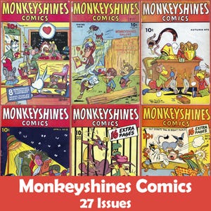 Monkeyshines, Fun Comics Collection, 27 Issues CBR - Digital Download