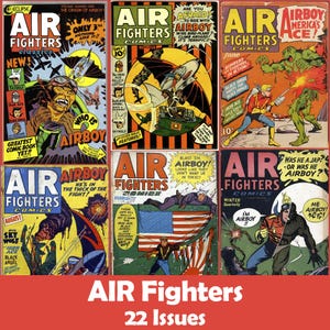 Air Fighters Comics Collection, 22 Issues CBR - Digital Download