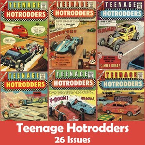 Teenage Hotrodders Comics Collection, 26 Issues CBR - Digital Download