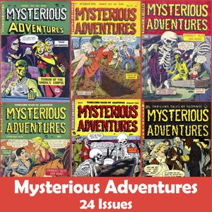 Mysterious Adventures Comics Collection, 24 Issues CBR - Digital Download