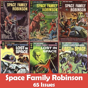 Space Family Robinson Comics Collection, 65 Issues CBR - Digital Download
