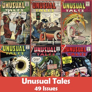 Unusual Tales Comics Collection, 49 Issues CBR - Digital Download