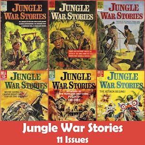 Jungle War Stories Comics Collection, 11 Issues CBR - Digital Download