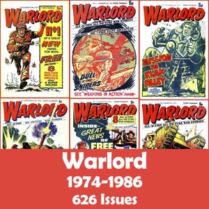 Warlord Comics Collection, 626 Issues CBR - Digital Download