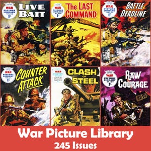 War Picture Library Comics Collection, 245 Issues CBR - Digital Download