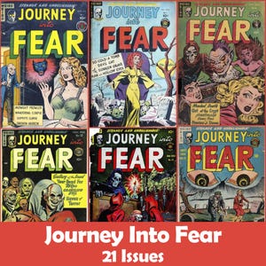Journey Into Fear Comics Collection, 21 Issues CBR - Digital Download