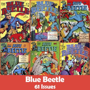 Blue Beetle Comics Collection, 61 Issues CBR - Digital Download