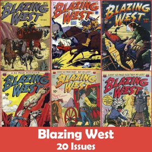 Blazing West Comics Collection, 20 Issues CBR - Digital Download